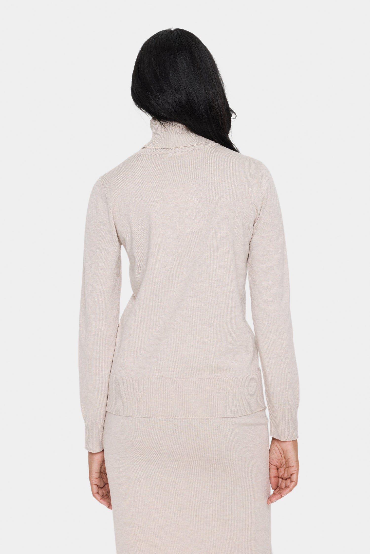 Saint Tropez Mila Rollneck Pullover in Gray Morn