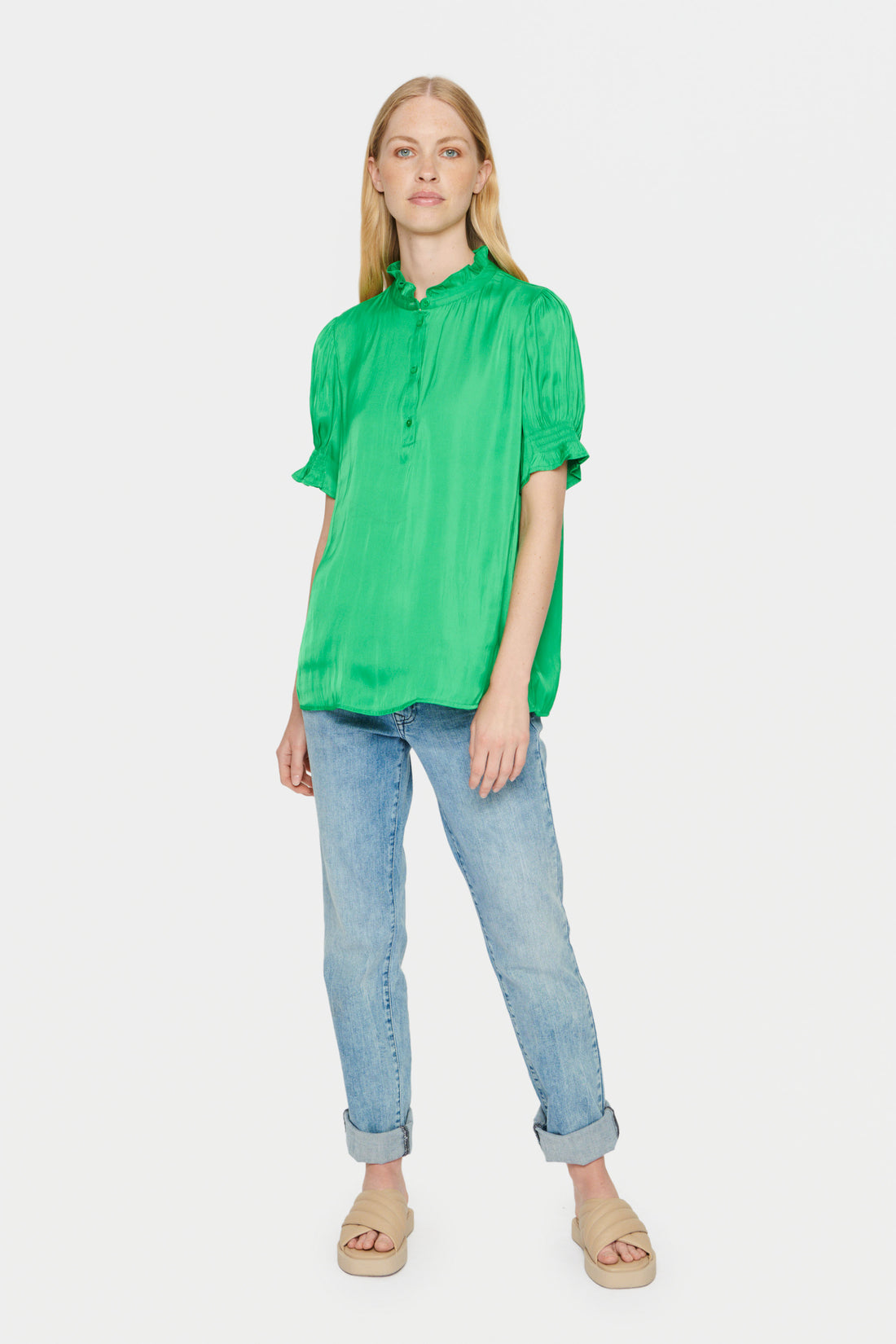 Saint Tropez Veeni Shirt in Bright Green