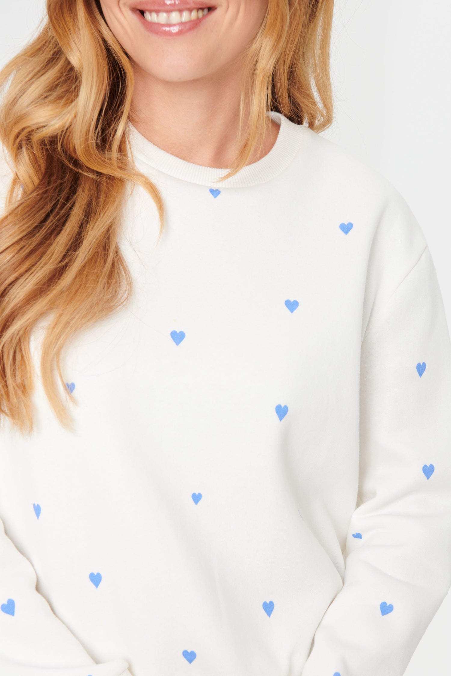 Saint Tropez Dagna Sweatshirt Ultramarine Hearts