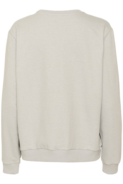 Saint Tropez Fanile Sweatshirt in Pearl Grey