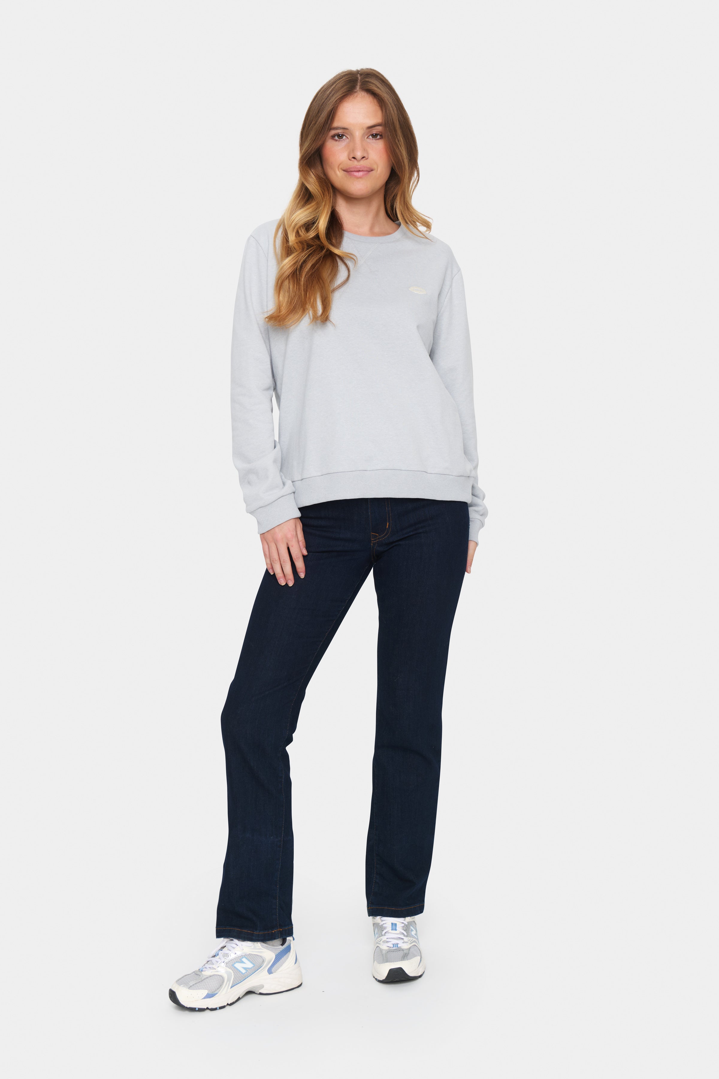 Saint Tropez Fanile Sweatshirt in Pearl Grey