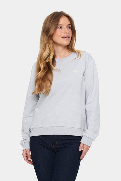 Saint Tropez Fanile Sweatshirt in Pearl Grey