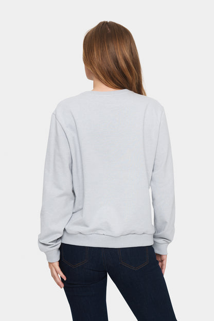 Saint Tropez Fanile Sweatshirt in Pearl Grey