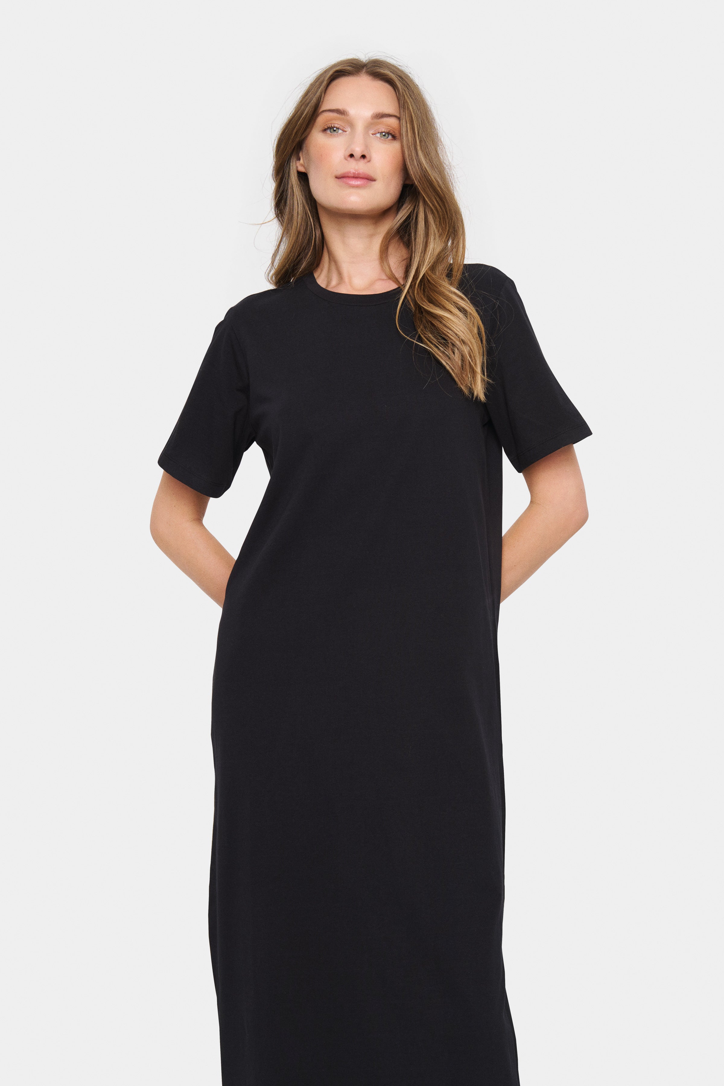 Saint Tropez Faria T-shirt Dress in Black