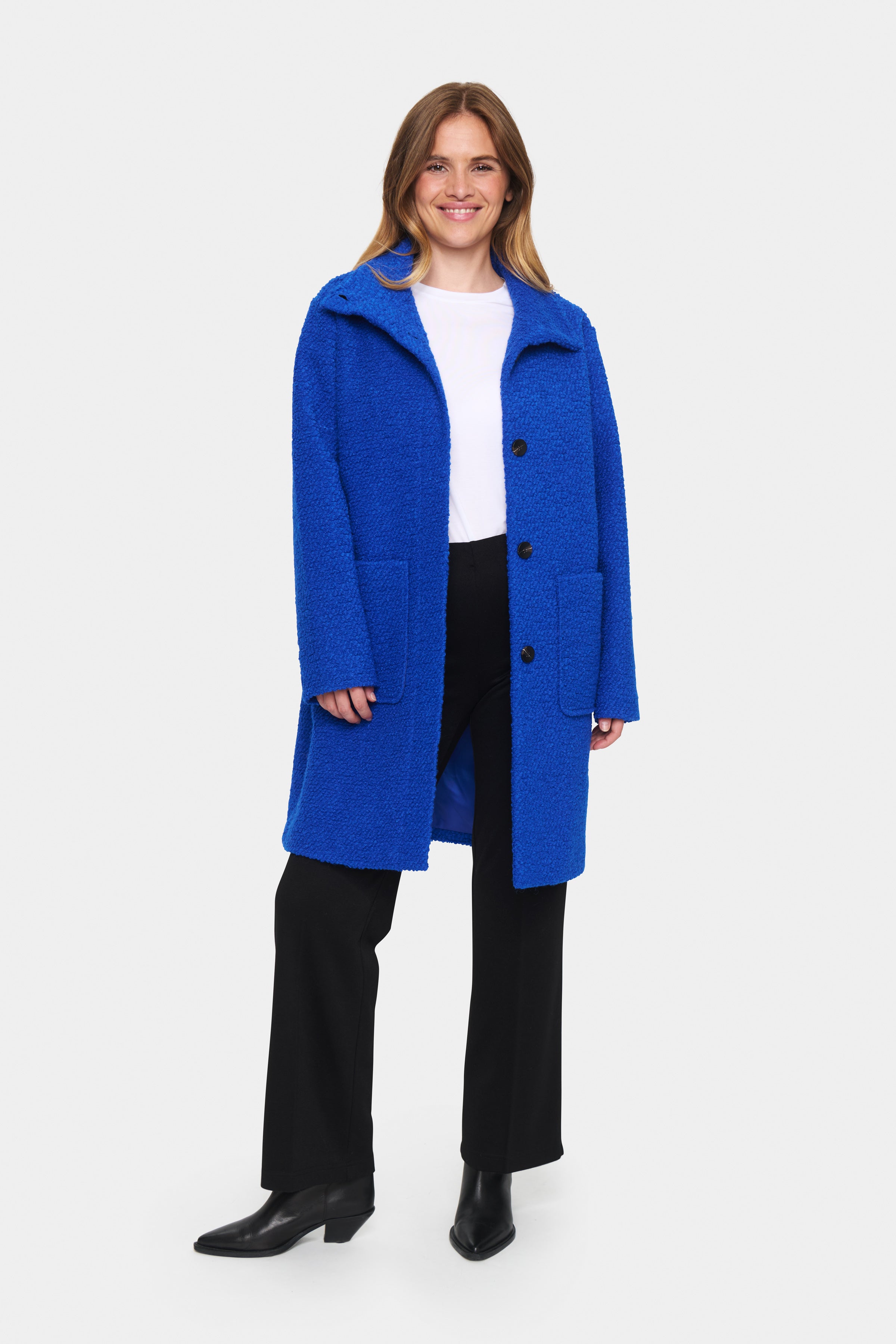 Saint Tropez Ferddy Coat in Surf Blue