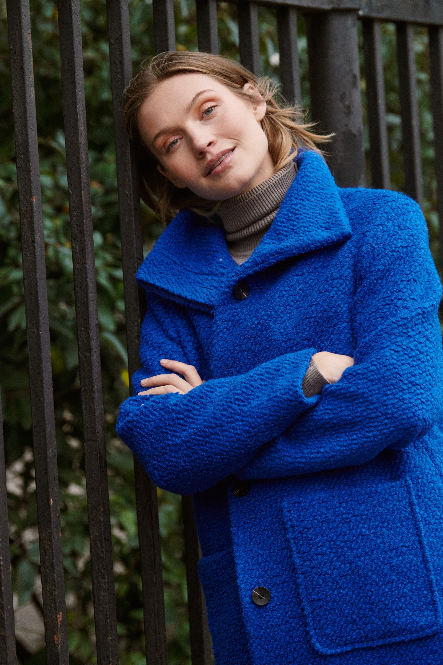 Saint Tropez Ferddy Coat in Surf Blue