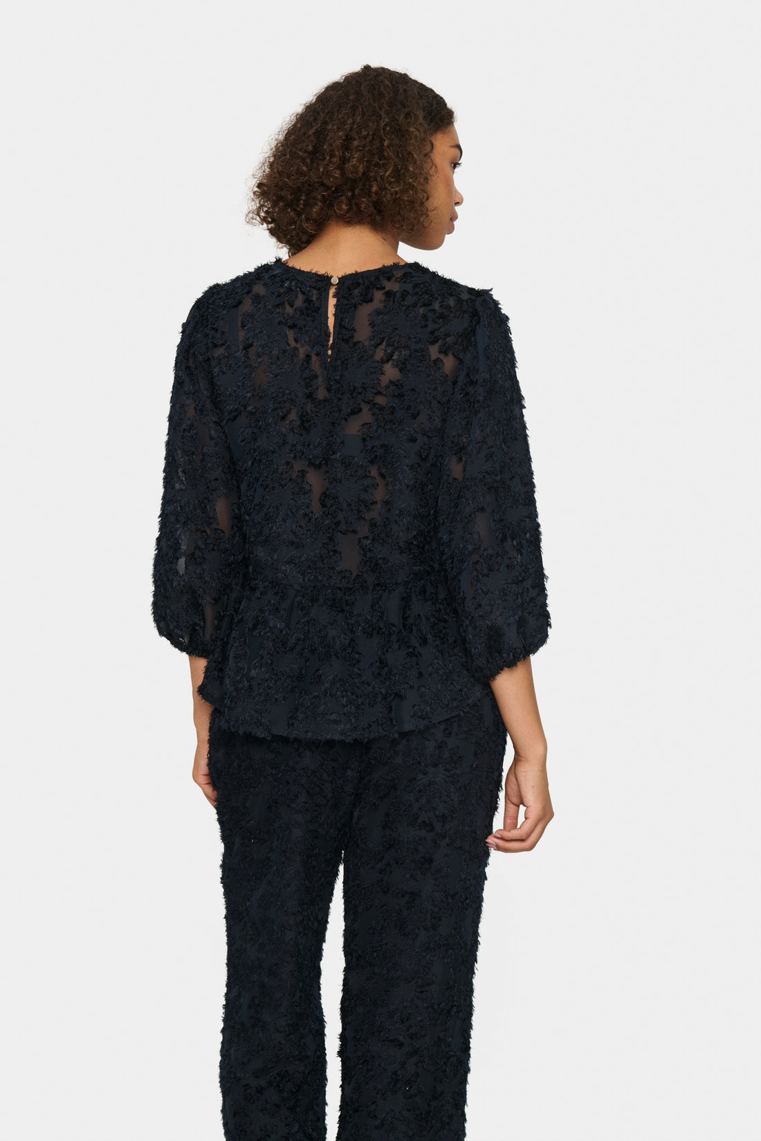 Saint Tropez Giovanna Blouse Top in Black