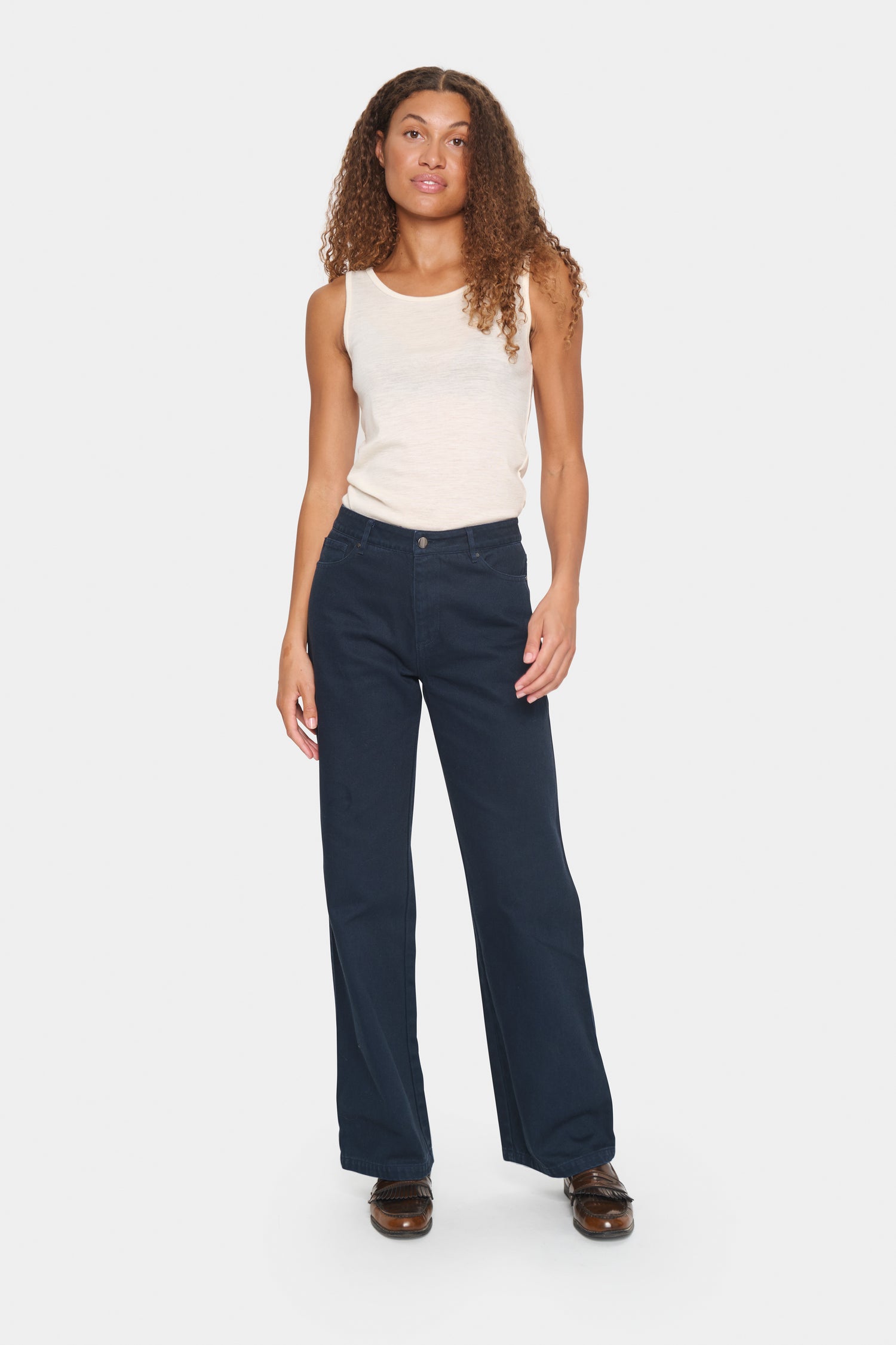 Inwear Ilu Wide Leg Jeans in Midnight Sail Wash