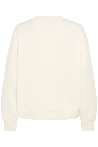 Saint Tropez Inez Slogan Sweatshirt in White