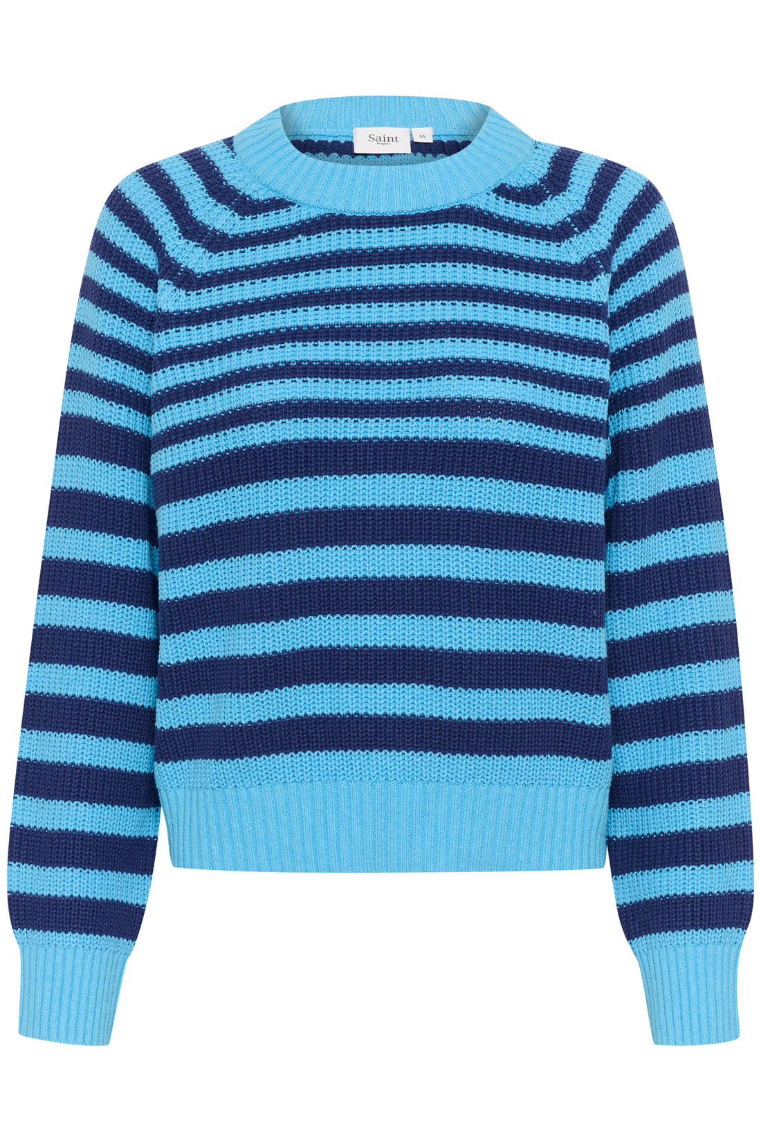 Saint Tropez Cotton Striped Knit in All Aboard Blue