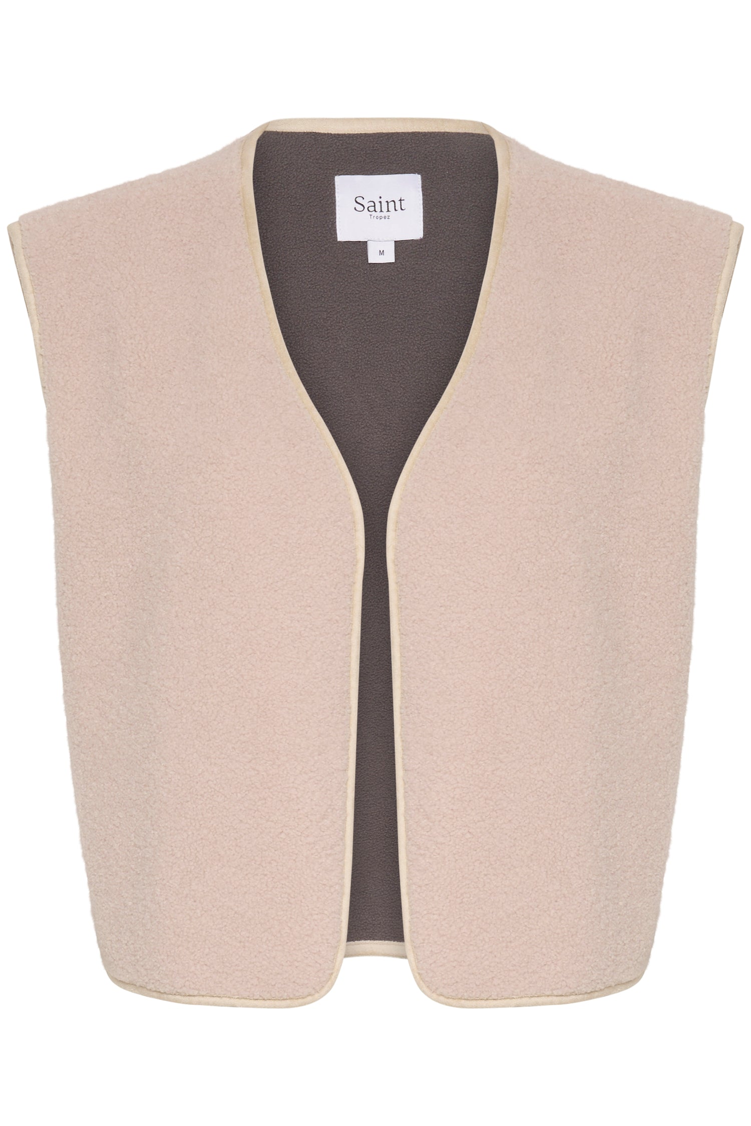 Saint Tropez Icaria Waistcoat Gilet in Creme