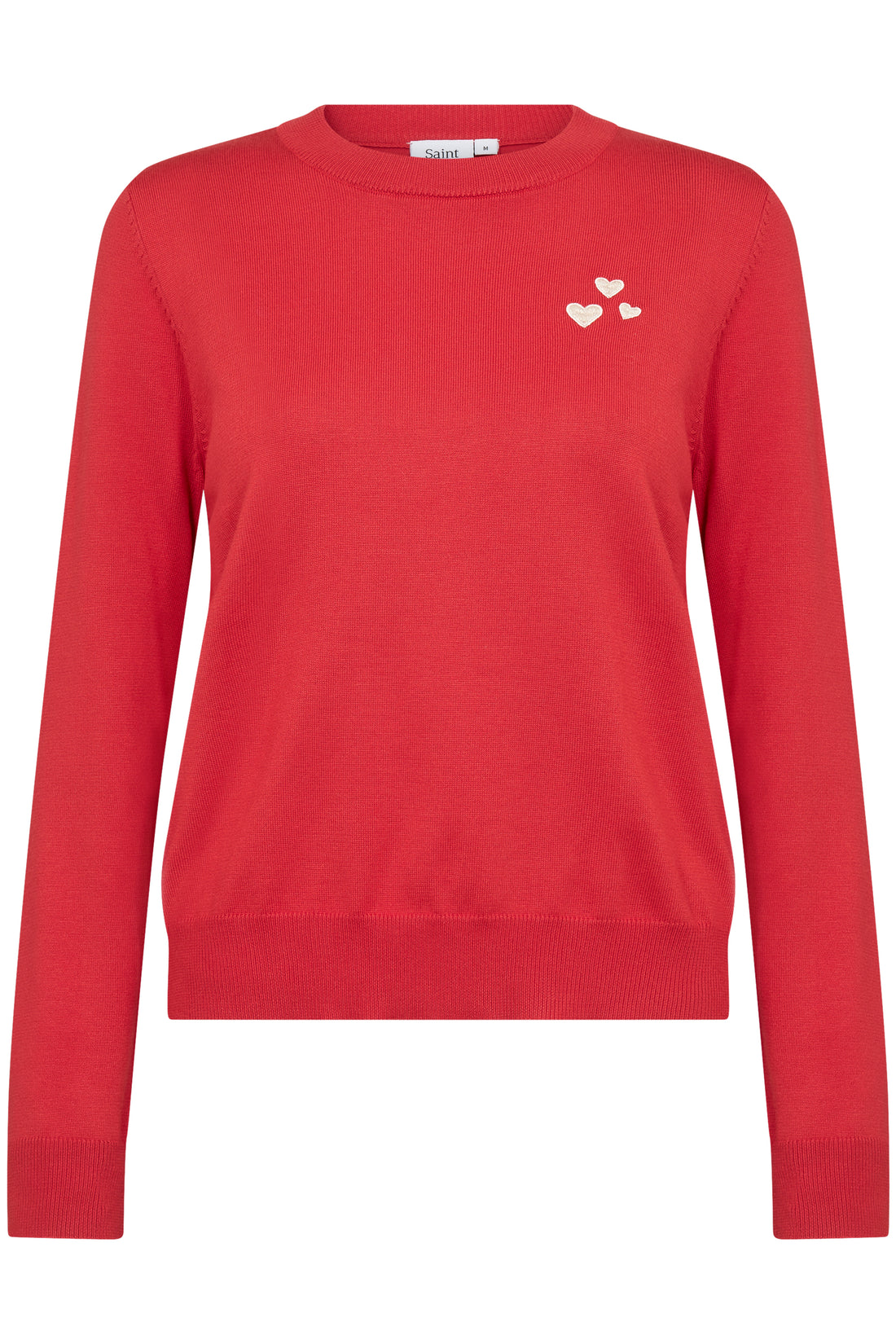 Saint Valentina Pullover In Flame Scarlet