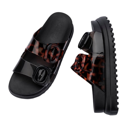 Melissa Cosy Platform in Black and Tortoise