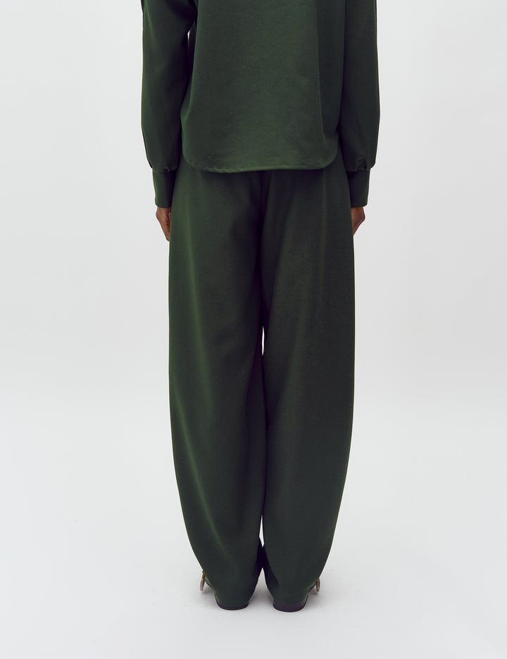 Mbym Morella Pija Trouser in Dark Green
