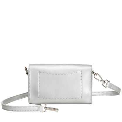 Mini Silver Crossbody Bag