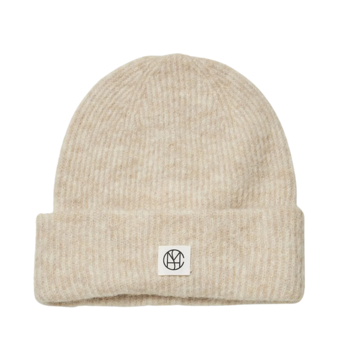 MSCH Hope Icon Beanie Hat in Oat Melange
