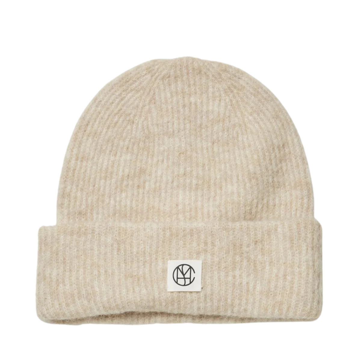 MSCH Hope Icon Beanie Hat in Oat Melange