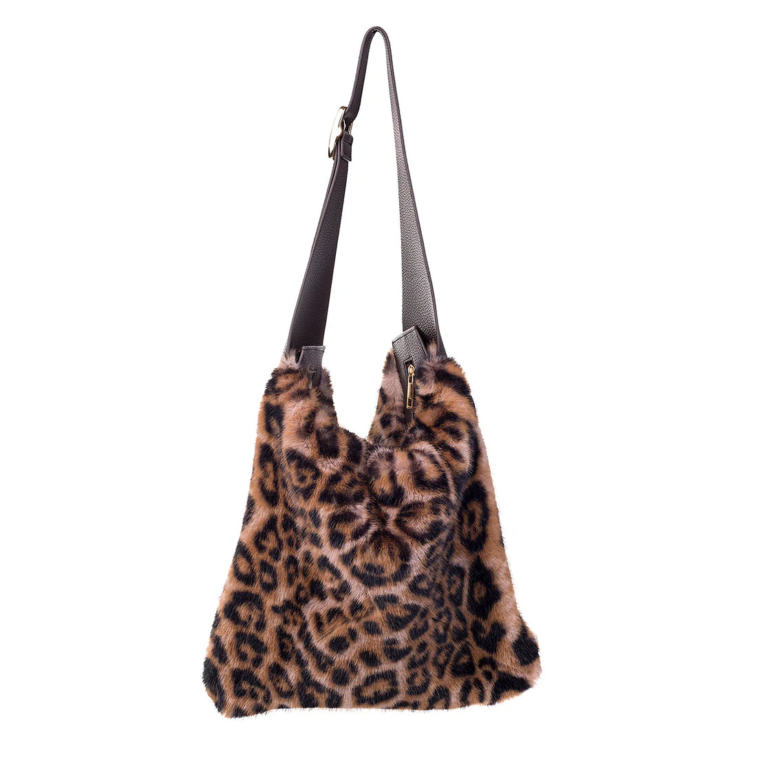 Fezz Faux Fur Bag in Leopard Print