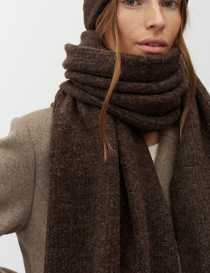 MbyM Wool Mix Scarf in Java Brown