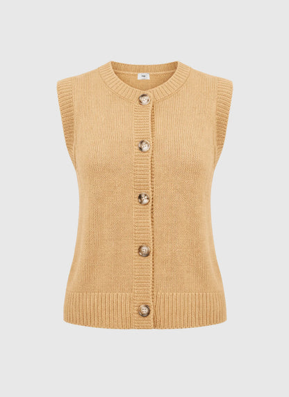 ANGE LEVIONA Beige Vest
