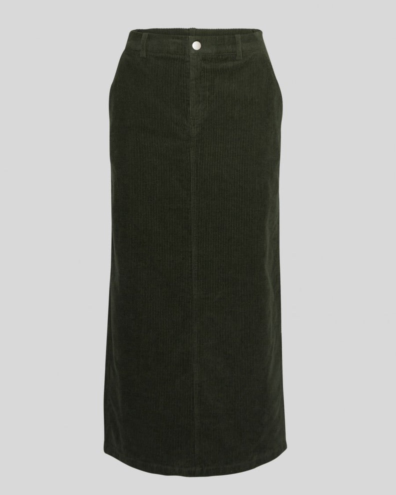 MSCH Arcelle Geggo Corduroy Skirt in Forest Night