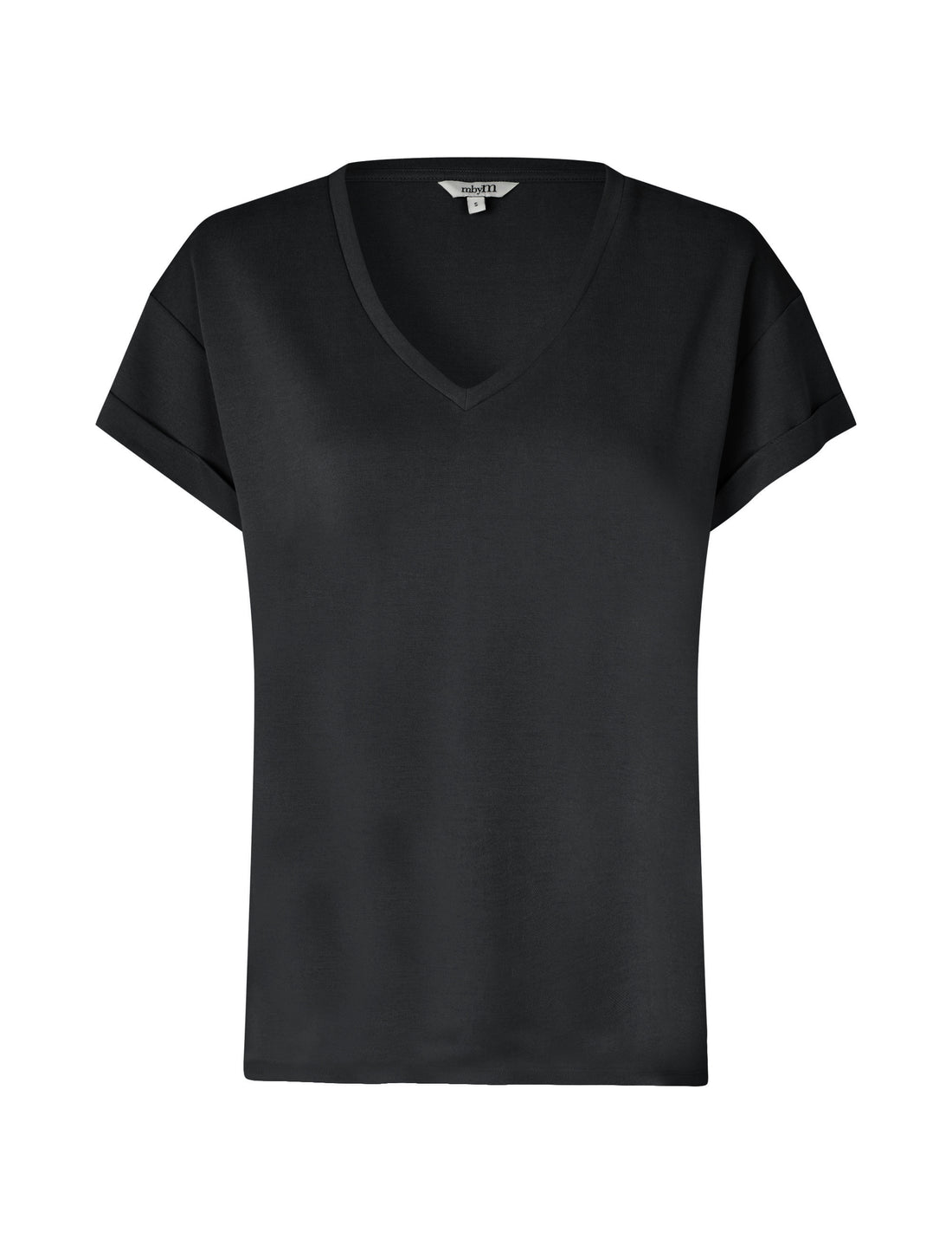MbyM Bosko Luxe V-Neck T-Shirt in Black