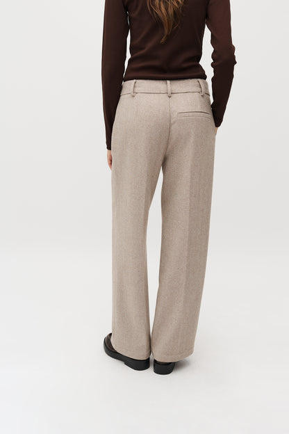 MbyM Haroline Tarrina Trouser In Brown Oyster Mix