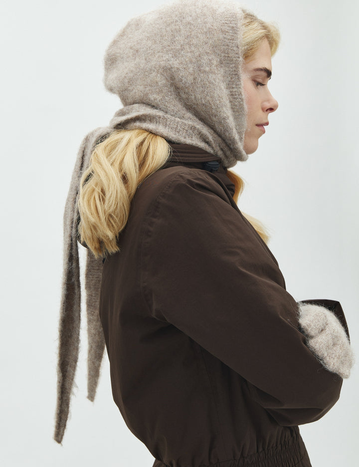 MbyM Wrappie Hood Scarf in Oat Melange