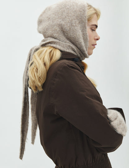 MbyM Wrappie Hood Scarf in Oat Melange