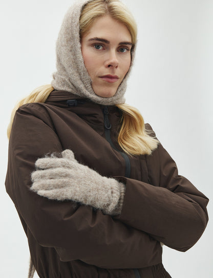MbyM Wrappie Hood Scarf in Oat Melange