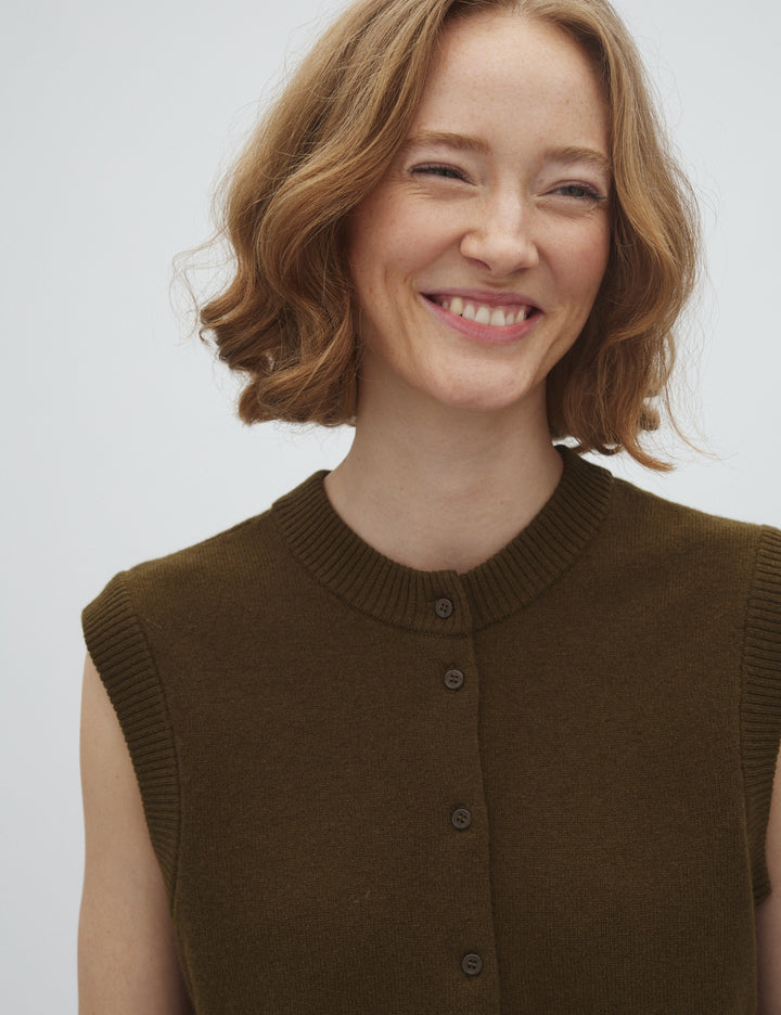 MbyM Gesine Olive Knit 100% Wool