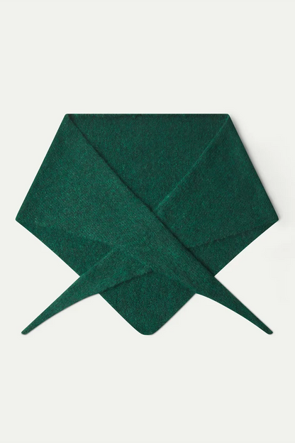 Dark green triangular bandana