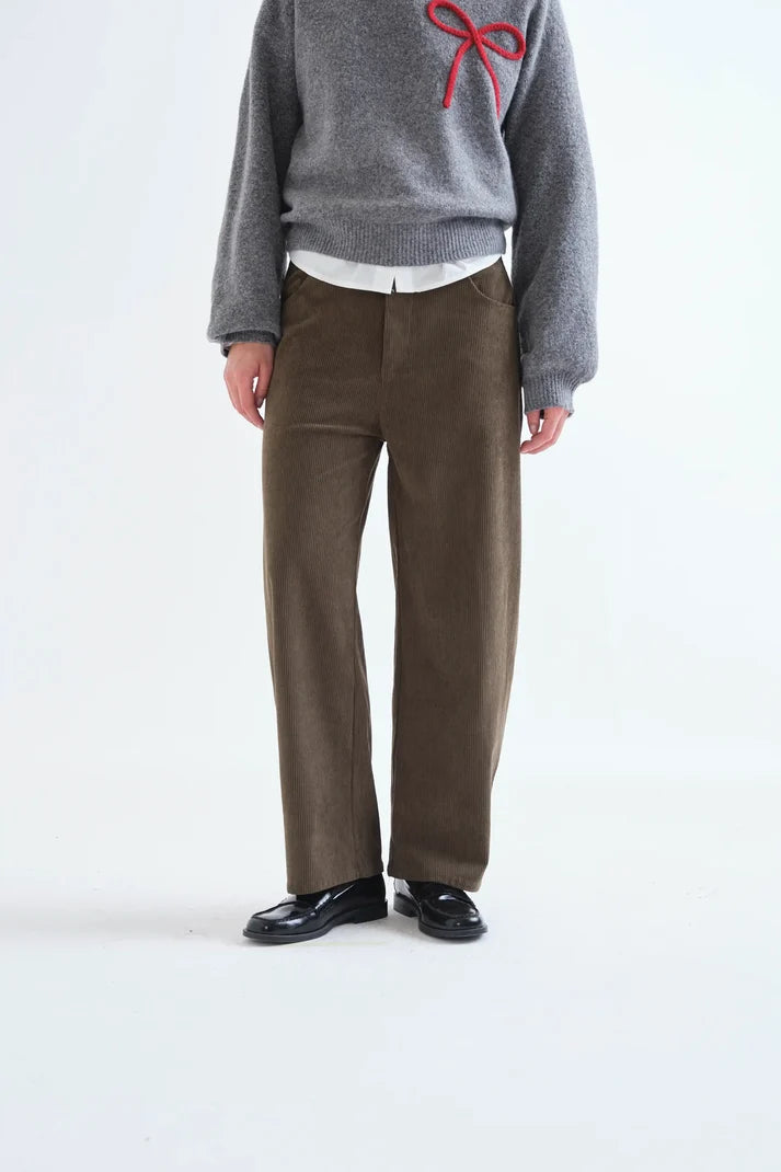 Moss Green corduroy trousers