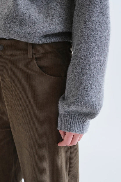 Moss Green corduroy trousers