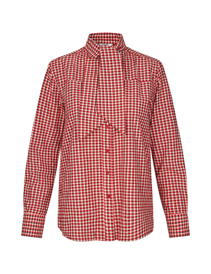 MbyM Kretina Red Check Shirt 100% Cotton