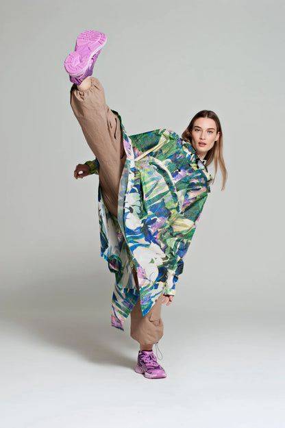 Rainkiss Lily Waterproof Poncho with Built in Carry Pouch (One Size)