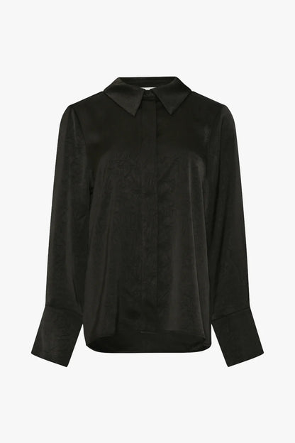 Kayson Long Sleeved Shirt in Black