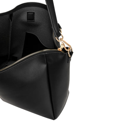 Backpack Shoulder Bag In Black