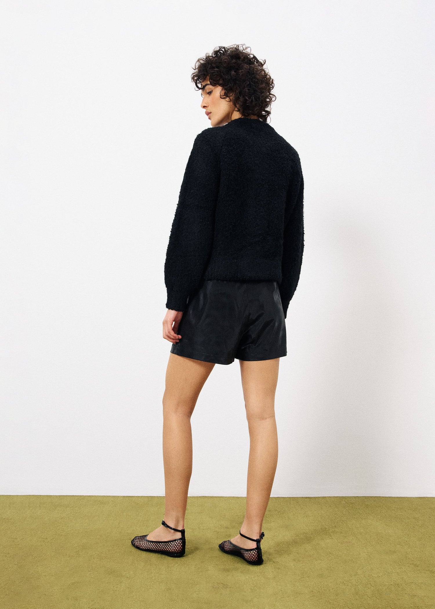 Frnch Shani Shorts in Noir Black