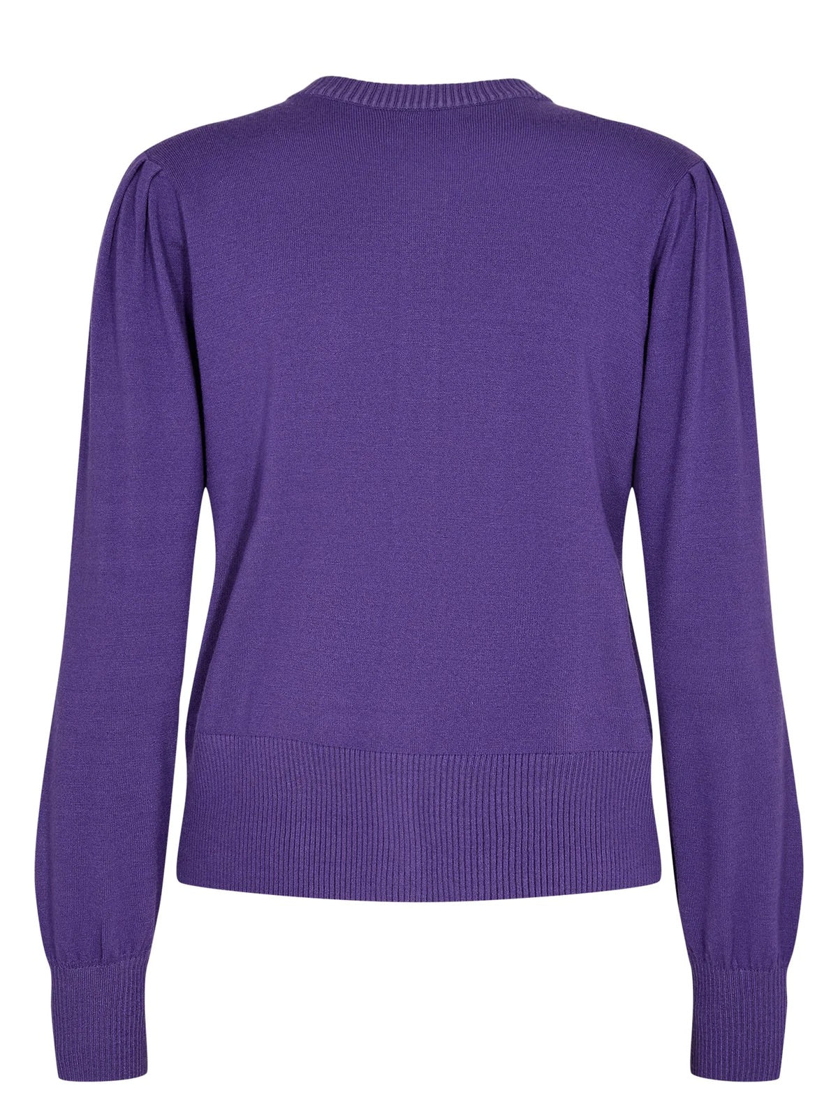 Nümph Nutrille Long Sleeved Cardigan in Tilandsia Purple