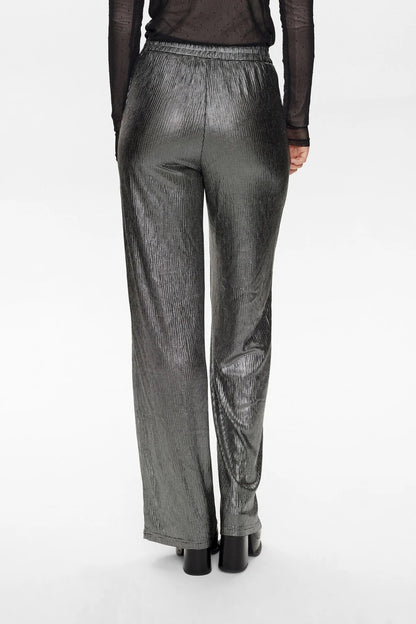 Numph Nusimma Trousers in Silver