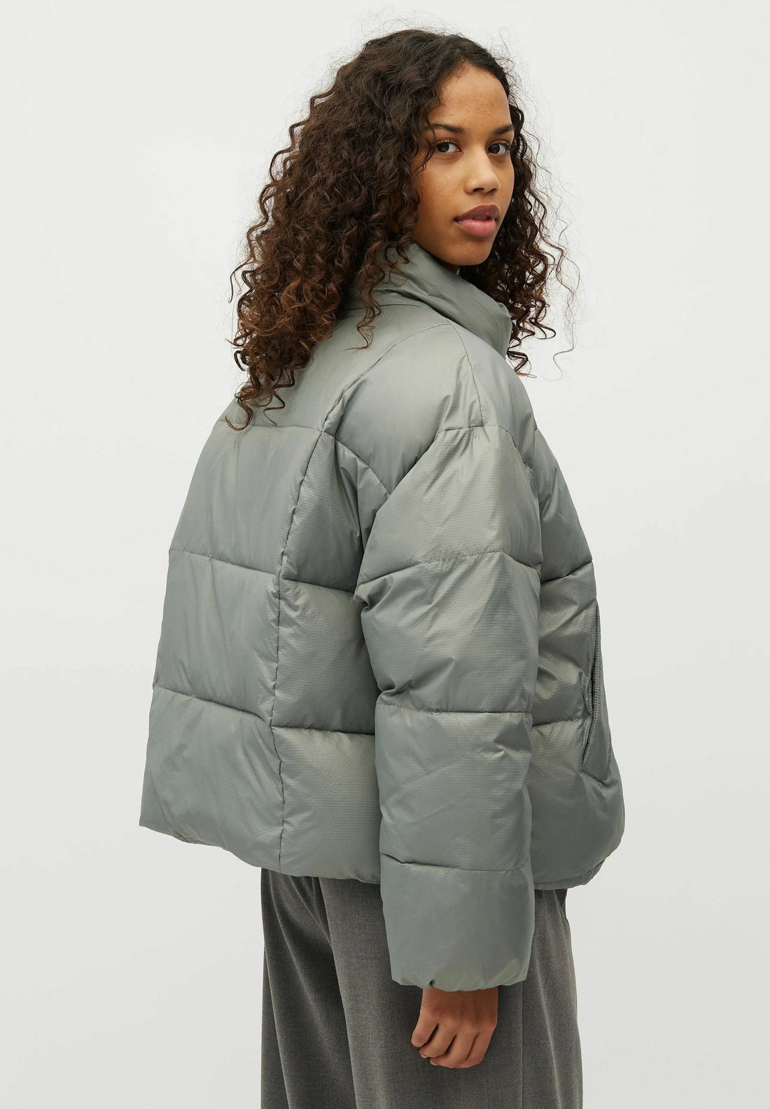 MbyM Seraphina Puffer in Agave Green