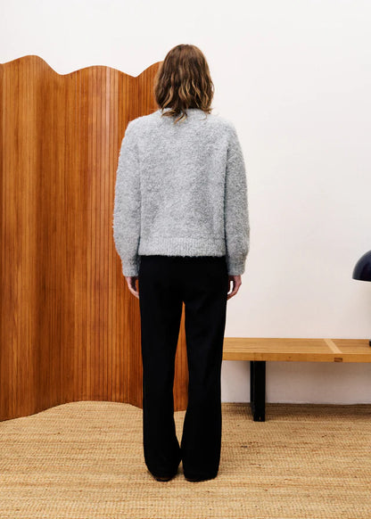 FRNCH Selkirk Cardigan in Grey