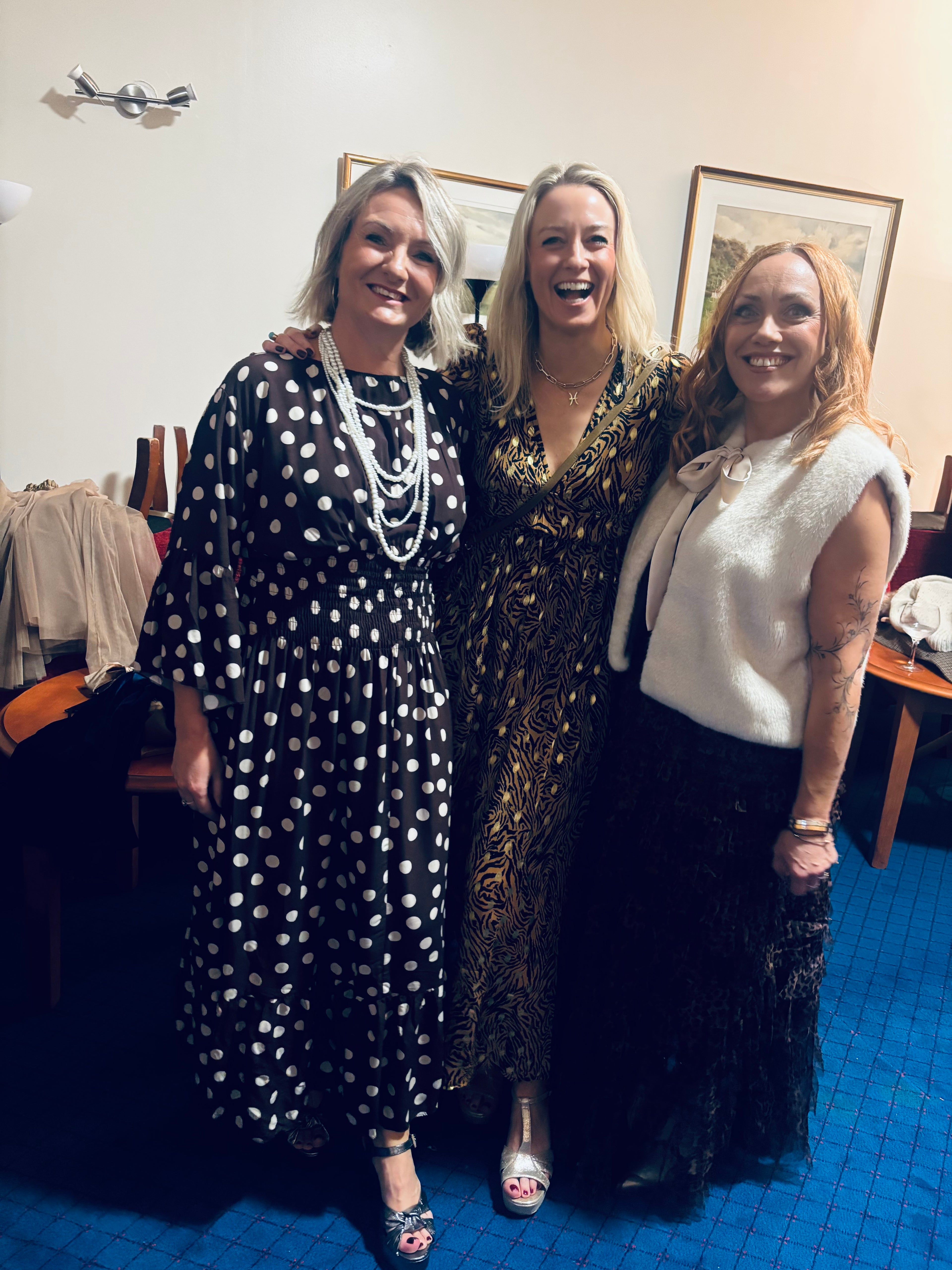 Polka Dot Shirred Waist Dress in Chocolate Brown (ONE SIZE