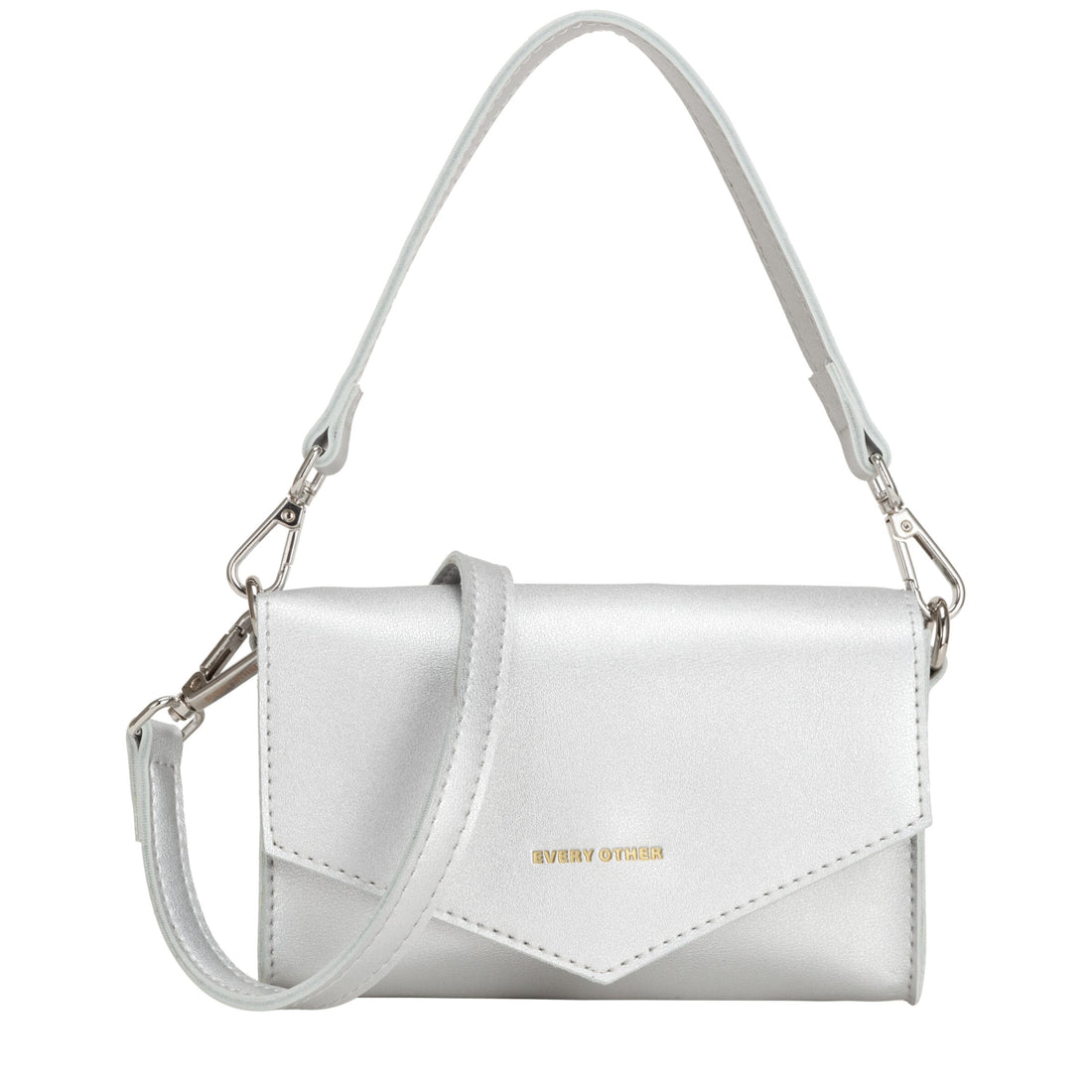 Mini Silver Crossbody Bag