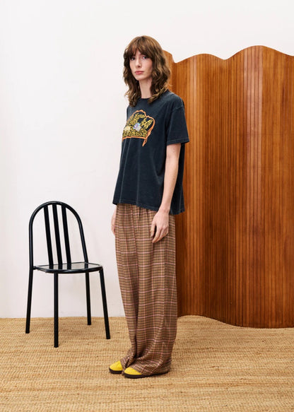 FRNCH Stevia Organic Tee in Anthracite