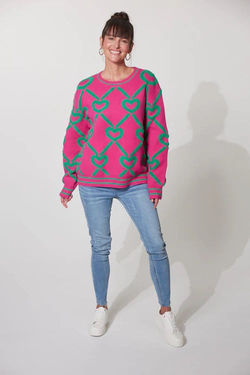 Eb &amp; Ive Tromso Jumper In Azalea