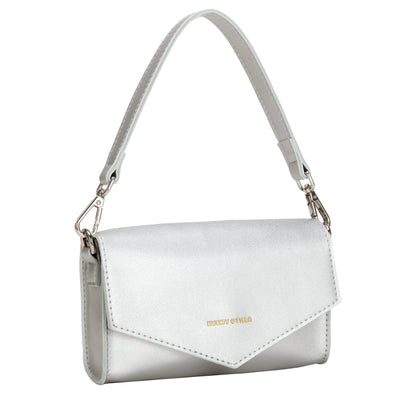 Mini Silver Crossbody Bag