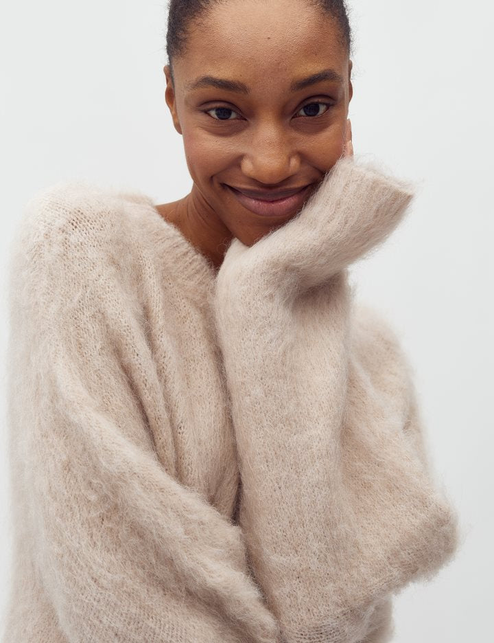 MbyM Gillis Brush Knit in Light Beige