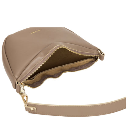 Slouch Crossbody In Taupe